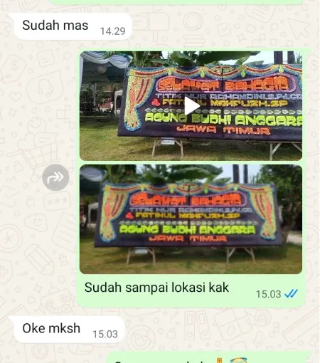 Pengiriman Papan Bunga Traveloka Campus