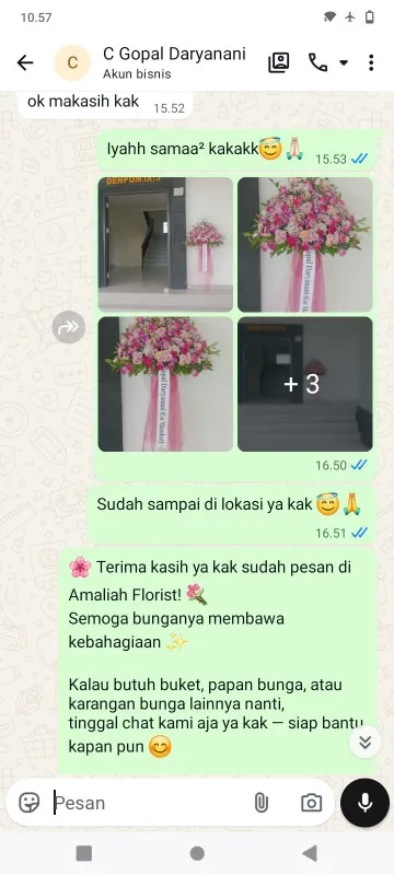 Pengiriman Karangan Bunga Traveloka Campus