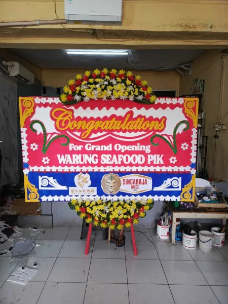 Papan Bunga Ucapan Selamat Traveloka Campus