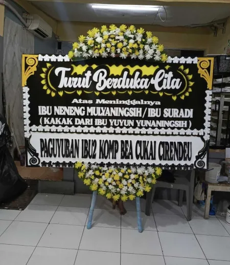Papan Bunga Duka Traveloka Campus